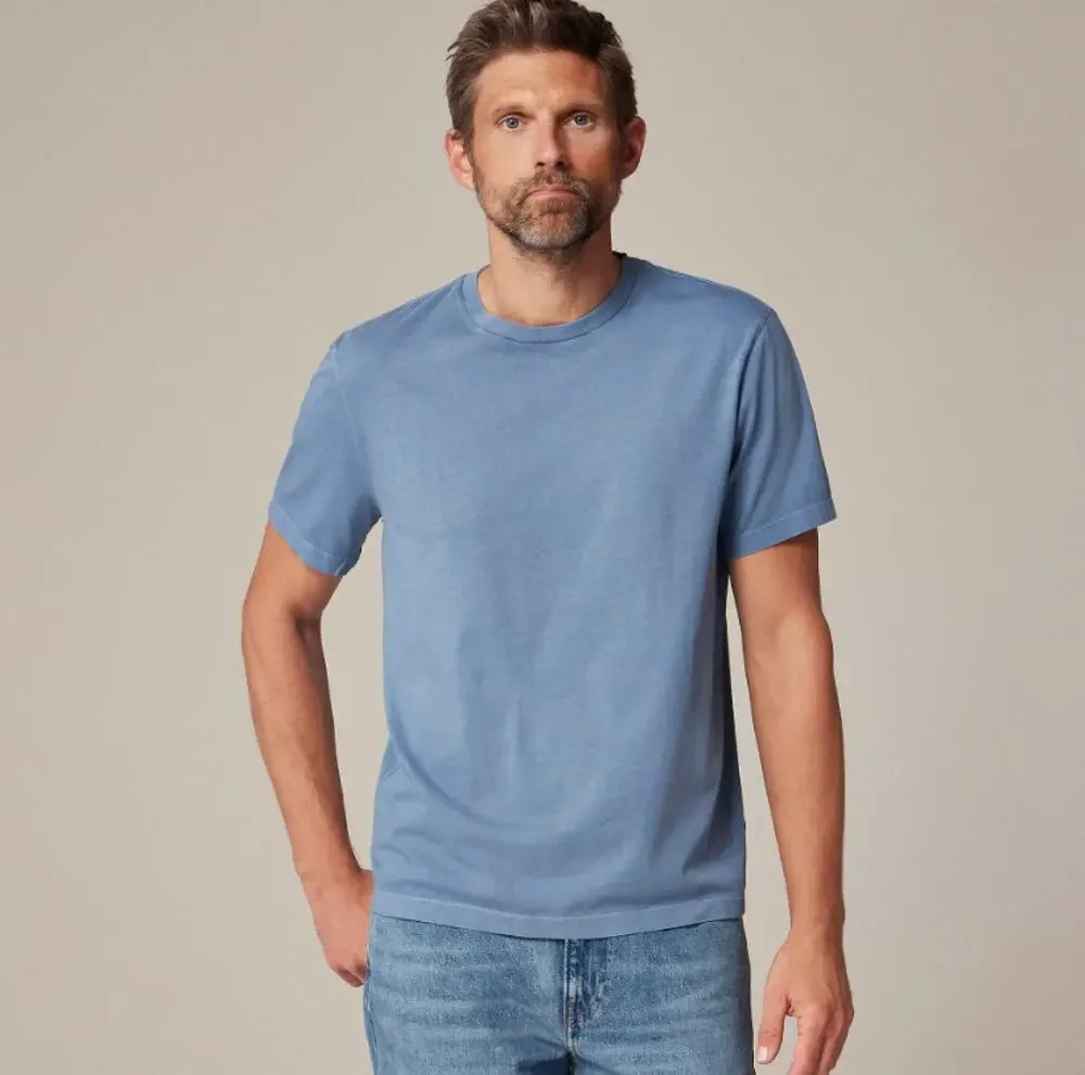 J.Crew Broken-in T-shirt Mens M Tall Blue Cotton Crewneck Pullover Short Sleeve
